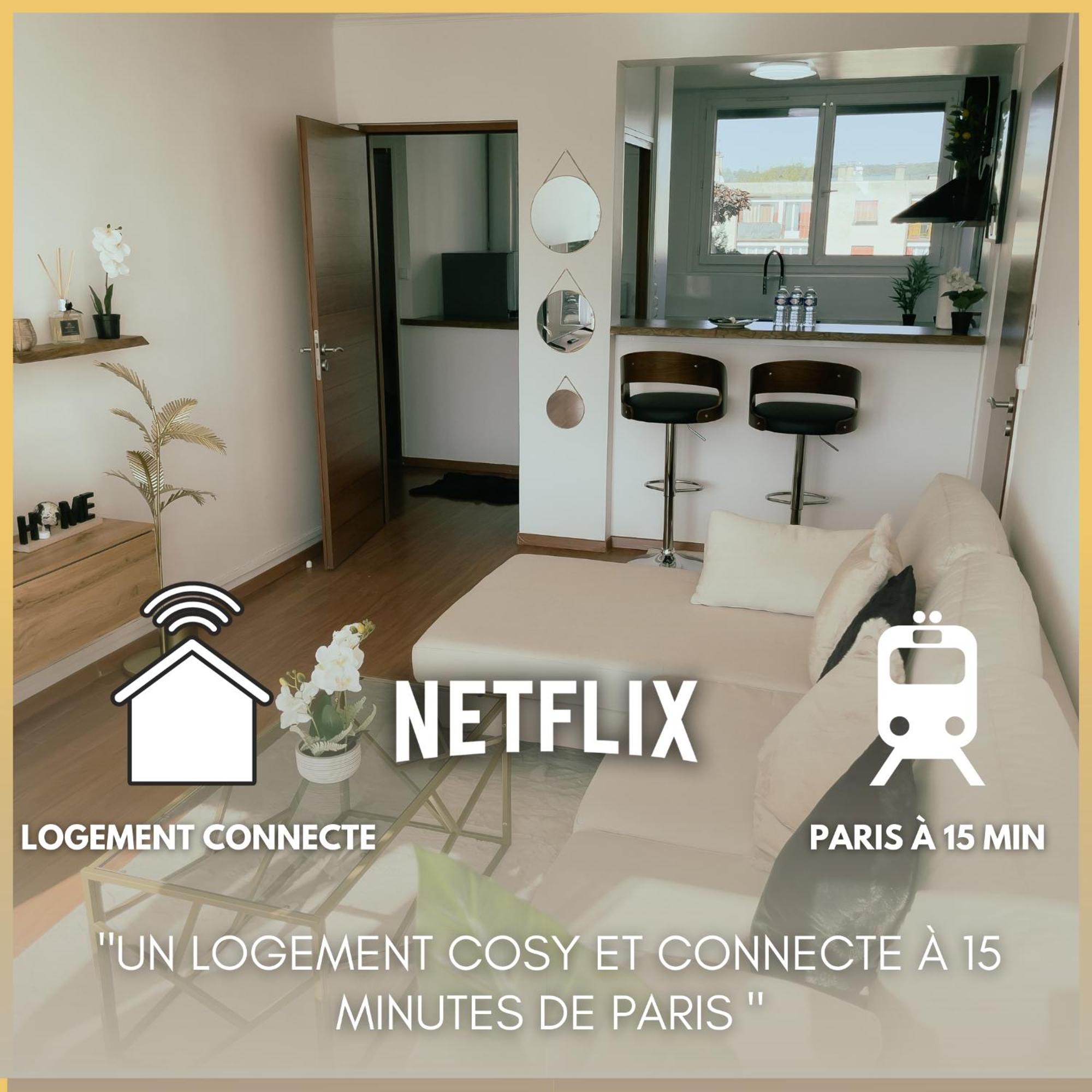 Appartement Cosy & Connecte A 15 Min De Paris Soisy-sous-Montmorency Exterior foto